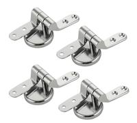 Bisagras universales de aleación zinc for asiento inodoro (4 unidades) con arandela ajustable y accesorios repuesto