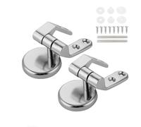 Bisagras universales for asiento de inodoro (2 o 4 unidades), acero inoxidable, repuesto, accesorios for tapa, reparación tapas Bisagras de Asiento de Inodoro(4PCS)
