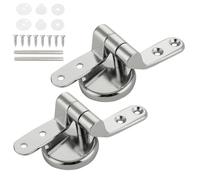 Bisagras universales for asiento de inodoro, bisagra fijación superior acero inoxidable, piezas repuesto for, conector montaje, 2/4 Uds(2pcs)