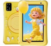 BISAIKASOW Tablet Niños 7 Pulgadas Android 13, Tableta Octa-Core 8GB+64GB, 5800mAh Batería, Cámaras 5MP+8MP, Pantalla HD, Control Parental, Funda Silicona Antigolpes Niños (Amarillo Invernal)