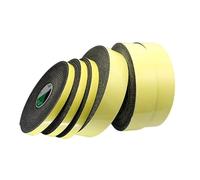 bisch Cinta Aislante de Espuma EVA de 10 Metros, Cinta de Goma de Esponja de Espuma Negra, Adhesivo Fuerte, Tira de Sellado for Puerta y Ventana, burlete (Color : 2M x 15mm x 10mm)