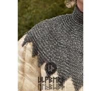 Bischofskragen,Kettenkragen Con Correa de Cuero,Unvernietete Anillos,Ø 8mm,Acero