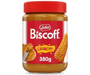 Biscoff Lotus Biscoff | Crema para Untar | Crujiente | Sabor Original Caramelizado | Vegano | Sin Aromas ni Colorantes Artificiales | Tarro PET | 380g
