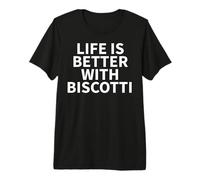 Biscotti Apparel - Diseño único y Divertido para Amantes de Las Galletas Camiseta Premium