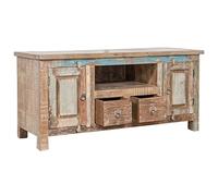 Biscottini 122 x 42 x 62 cm Madera reciclada | Mueble de TV salón de Estilo rústico, 122x42x62 cm