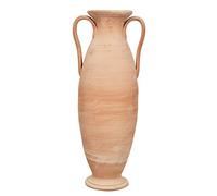 Biscottini Anfora jarrón Terracota Toscana 80x35x25 cm | Macetas Grandes Hechas a Mano | Anforas de jardín Decorativas y funcionales