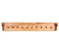Biscottini Attaccapanni Appendiabiti Parete Mensola Madera Natural 157 Ingresso