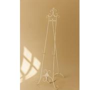 Biscottini Caballete expositor publicitario de suelo - Caballete de pintura para cuadros de suelo 152 x 56 x 98 - Atril para menús - Portamenú restaurante de hierro - Soporte para pizarras pintor