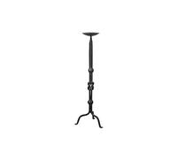 Biscottini candelabro Antiguo de Hierro Forjado 64x19,5x19,5 | Candelabro de pie y Mesa Negro | Candelabros Shabby para Interior y Exterior | Accesorios Vintage decoración para el hogar