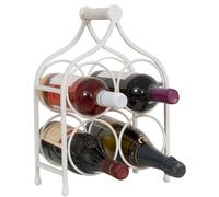 Biscottini Cantinetta Portabottiglie De Hierro 24x14x35 cm Vintage Blanco