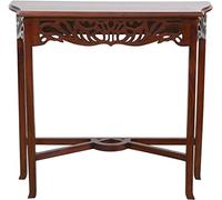 Biscottini Consola entrada - Mesita de noche vintage salón 80x27x75 cm - Mesita de noche dormitorio madera - Mesa alta - Mesa retro - Mesas entrada estrecha y alta