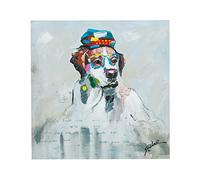 Biscottini Cuadro moderno salón 61 x 2 x 61 cm | Cuadro sobre lienzo | Cuadros dormitorio | Cuadros vintage | Cuadros cocina