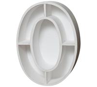 Biscottini Evergreen-House - Tablón de Pared con estantes de Pared (46,5 x 18,5 x 63,5 x 63,5 cm), estantería para Objetos para el hogar - Tablón de Pared para perfumes - Vitrineta expositiva