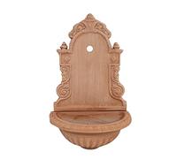 Biscottini Fuente de Pared de Exterior 64 x 24 x 41 cm - Jardín de Terracota Toscana - Fabricada en Italia