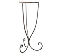 Biscottini Hierro Forjado 75 x 31 x 31 cm | Macetero de Interior y Exterior de Tres pies | Pedestal para Plantas, Metal, 75x30x30 cm