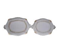 Biscottini Juego de Dos bandejas de Madera, L57+51XPR37+35XH1,5+1,5 cm