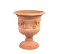 Biscottini Maceta de Terracota de 35,5 x 35,5 x 40,5 cm, Fabricada en Italia, Maceta grande para Exterior Artesanal, macetas, Terracota, macetas Grandes