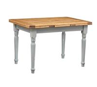 Biscottini Mesa Comedor Extensible 120x80x80 cm Made in Italy - Mesa Extensible Comedor Madera Maciza de Tilo - Mesa de Comedor Extensible rústicos - Mesa de Cocina y Bistrot