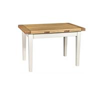 Biscottini Mesa comedor extensible 120x80x80 cm Made in Italy - Mesa extensible comedor madera maciza de Tilo - Mesa de comedor extensible rústicos - Mesa de cocina y Bistrot
