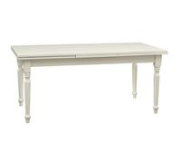 Biscottini Mesa Comedor Extensible 180x80x90 cm Made in Italy - Mesa Extensible Comedor Madera Maciza de Tilo - Mesa de Comedor Extensible rústicos - Mesa de Cocina y Bistrot