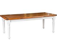 Biscottini Mesa Comedor Extensible 200x80x90 cm Made in Italy - Mesa Extensible Comedor Madera Maciza de Tilo - Mesa de Comedor Extensible rústicos - Mesa de Cocina y Bistrot