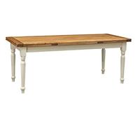 Biscottini Mesa Comedor Extensible 200x80x90 cm Made in Italy - Mesa Extensible Comedor Madera Maciza de Tilo - Mesa de Comedor Extensible rústicos - Mesa de Cocina y Bistrot