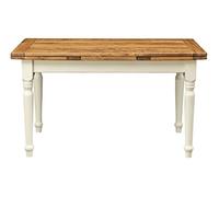 Biscottini Mesa Extensible de Comedor 142 x 82 x 80 cm | Mesa de Cocina Extensible de Madera Maciza