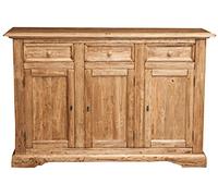 Biscottini Mueble aparador Entrada recibidor Made in Italy 156x45x103 cm | Aparadores para Salon en Madera Maciza | Espaciosos aparador Cocina