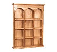 Biscottini Mueble de Pared para Cocina y baño de Madera 54 x 12,5 x 72 cm | Vitrina Shabby Chic | Mueble de baño Colgante | Platillo Country | Mueble de baño