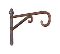 Biscottini Pared 35 x 5 x 26 cm Hierro Fundido con Acabado óxido Envejecido | Soportes para estantes, 35x5x26 cm