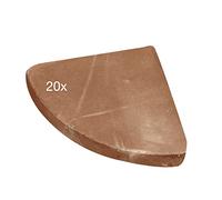 Biscottini Set Platillos para maceteros Decorativos Interior y macetas Decorativas Interior L10xPR10xH2,5 - Platillos para maceteros Grandes Exterior - Platillos para Maceta