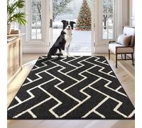 Biscpro Felpudo Entrada Casa, 80 x 100 cm Felpudo Tapete Absorbente Entrada Impermeabley Lavable para Atrapar,Alfombrilla Antideslizante,Exterior,Pasillo, Cocina,Felpudo Lluvia- Dark Gray