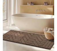 Biscpro Felpudo Interior Largo 50x120cm Lavable Antideslizante Absorbente de Agua Alfombra para Pasillo Felpudo para Perro Entrada Pasillo Cocina