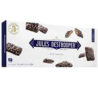 Biscuits Arroz crujiente recubiertos de Chocolate 100gr. Jules Destrooper. 12 un.