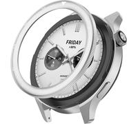 Bisel de metal para Xiaomi Watch S4 S3, carcasa antiarañazos, ligera, con cubierta protectora de película templada, bisel de repuesto duradero (4)