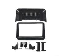 Bisel de navegación de audio para automóvil Mitsubishi para Triton L200 2023+ 2DIN, panel de fascia negro brillante para unidad principal de 9 a 10.1 pulgadas y ajuste de juego