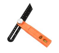 Bisel Deslizante, Bisel Deslizante Ajustable Herramienta para Medir, Falsa Escuadra Regulable 200 mm, Escuadra de Carpintería Aleación de Aluminio