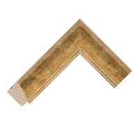 Bisel personalizable para Samsung Frame TV (modelo 55 pulgadas) (cojín dorado 68 mm)