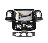 Bisel Radio 9 Pulgadas para Toyota para Fortuner para Hilux 2008-2014 AC MT Control Android Radio Marco De Salpicadero Panel Panel Estéreo(2004 MT Set)