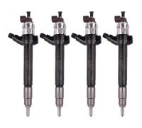 Bisenya 4x inyector de combustible 6C1Q-9K546-AC Compatible con Cit-roen Jum-per Fi-at Du-cato Fo-rd Tran-sit Peu-geot Bo-xer 2.2 TDCI 6C1Q9K546AC 0950005801 095000-5800