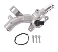 Bisenya Brida de refrigerante con sensor de tubo de agua Aluminio compatible con Adam Corsa E D Astra J Meriva B 25192985 1338022