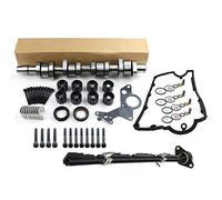 Bisenya Conjunto de árbol de levas con kit de reparación de viga de inyector de válvula compatible con 1.9 PD TDI V W S.e a.t F0rd Sk0da 038109101R 038103085C 038103673B 038109309B 38198051