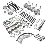 Bisenya Junta de culata, Kit de pistón y cadena de distribución compatible con 1.4 TSI TFSI 122PS 150PS 160PS CAV CAX CTH CMS CTK 03C107065BF 03C109287G 03C109469K