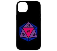 Bisexual D20 Dice Bi Pride Flag Gender Igualdad Gaymer LGBTQ Carcasa para iPhone 14 Plus