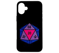 Bisexual D20 Dice Bi Pride Flag Gender Igualdad Gaymer LGBTQ Carcasa para iPhone 16 Plus