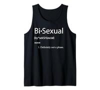 Bisexual Definition: Not a Phase Camiseta sin Mangas