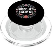 Bisexual Fine by Me Mensaje LGBTQ Orgullo - PopSockets PopGrip para MagSafe