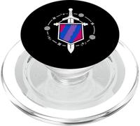 Bisexual Gaymer Geek Pride LGBT Gaming Gamer Sword Shield PopSockets PopGrip para MagSafe