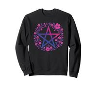 Bisexual Pentagram Wiccan Pagan Bi Pride Flag Boho Sudadera