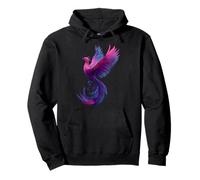 Bisexual Phoenix Bird Bi Pride Flag Rising From Ashes Sudadera con Capucha